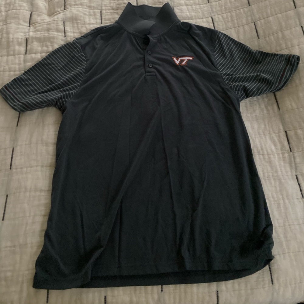 Virginia Tech mens polo L